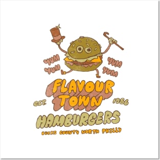 FLAVOUR TOWN Posters and Art